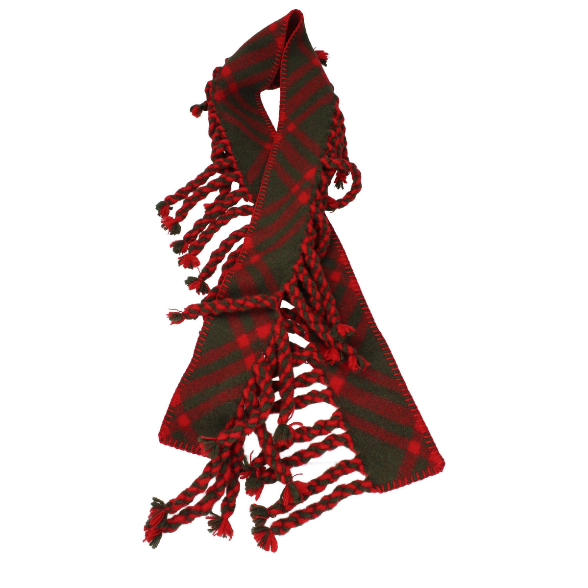 Burberry Red Wool Foulard - Eljoys Fashion 