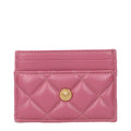 Versace Pink Leather Cardholder - Eljoys Fashion 
