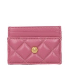 Versace Pink Leather Cardholder - Eljoys Fashion 