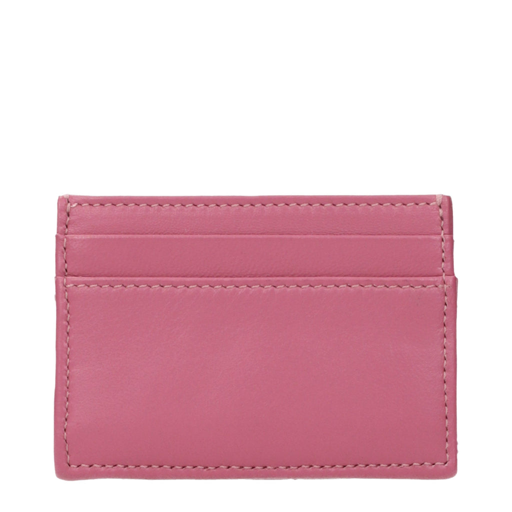 Versace Pink Leather Cardholder - Eljoys Fashion 