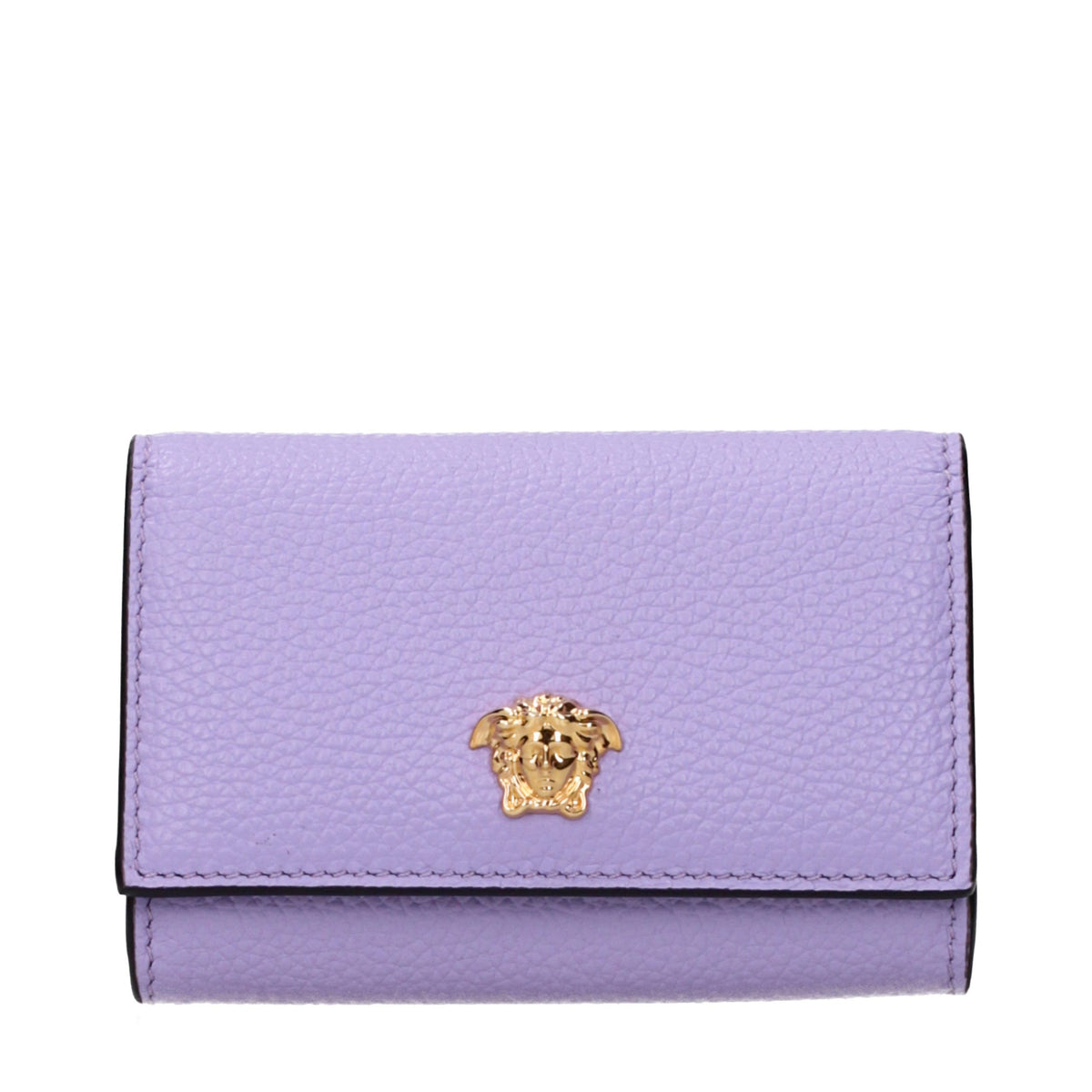 Versace Purple Leather Wallet - Eljoys Fashion 
