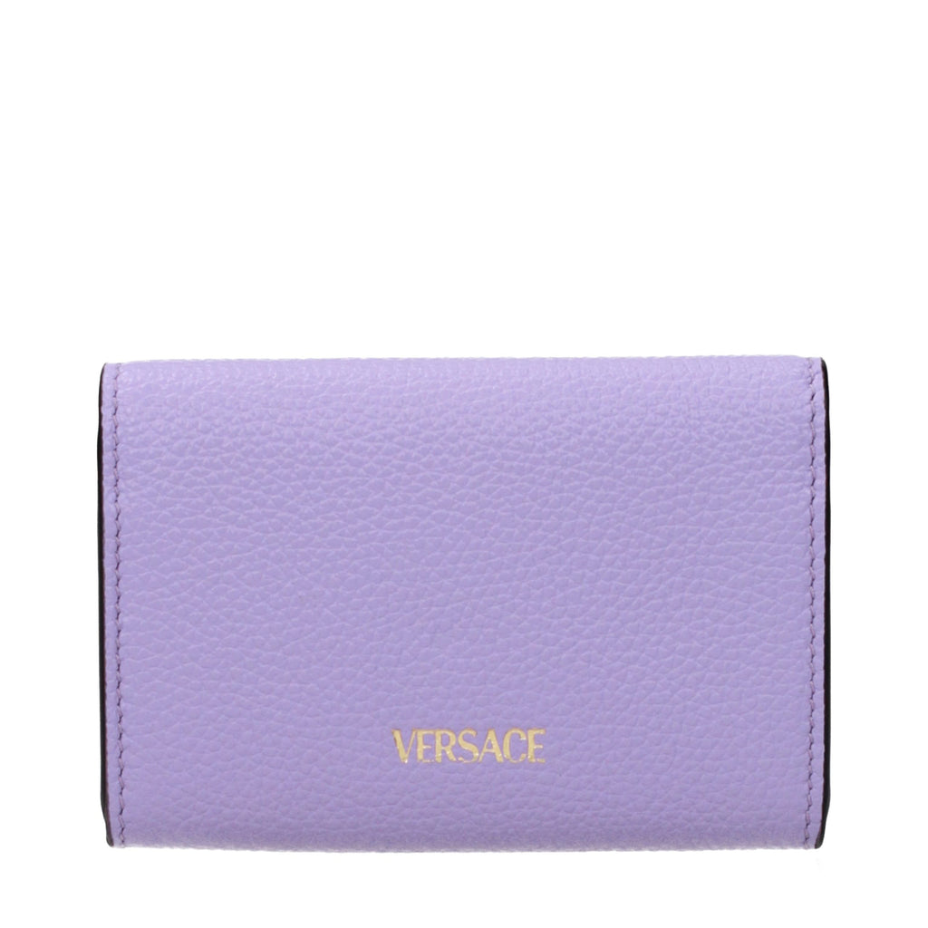 Versace Purple Leather Wallet - Eljoys Fashion 