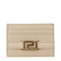 Versace Beige Leather Cardholder - Eljoys Fashion 