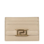 Versace Beige Leather Cardholder - Eljoys Fashion 