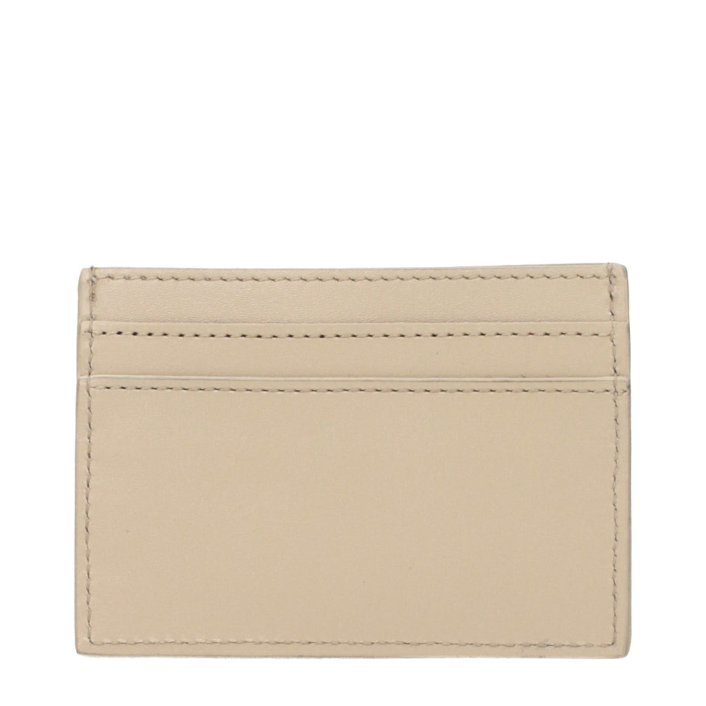 Versace Beige Leather Cardholder - Eljoys Fashion 