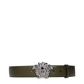 Versace Green Leather Regular Belt - Eljoys Fashion 