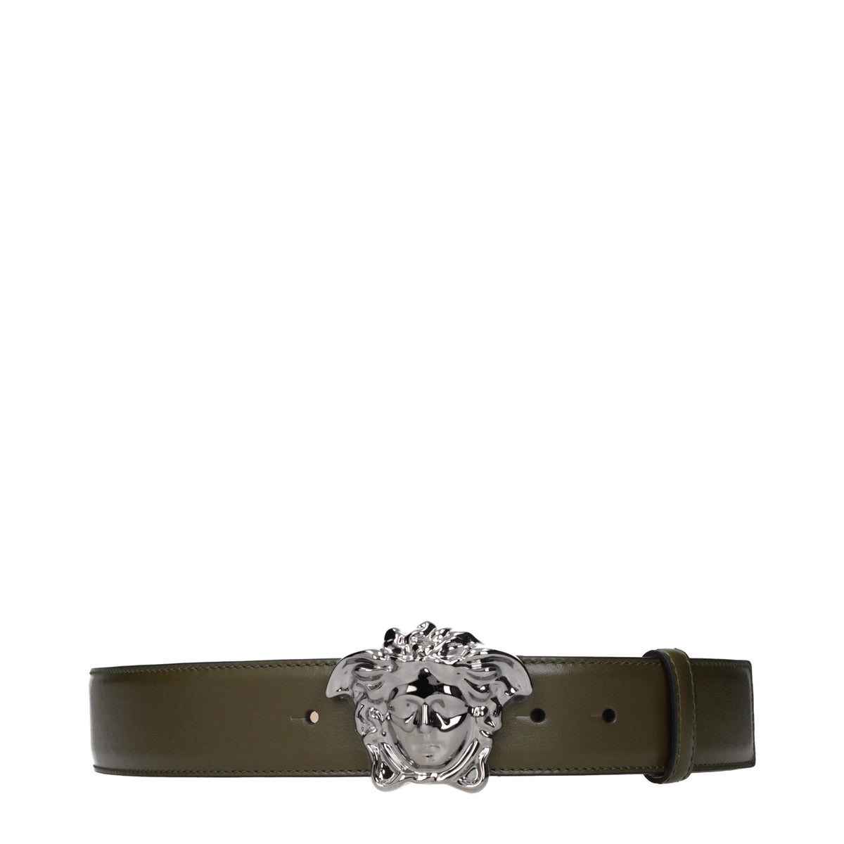 Versace Green Leather Regular Belt - Eljoys Fashion 