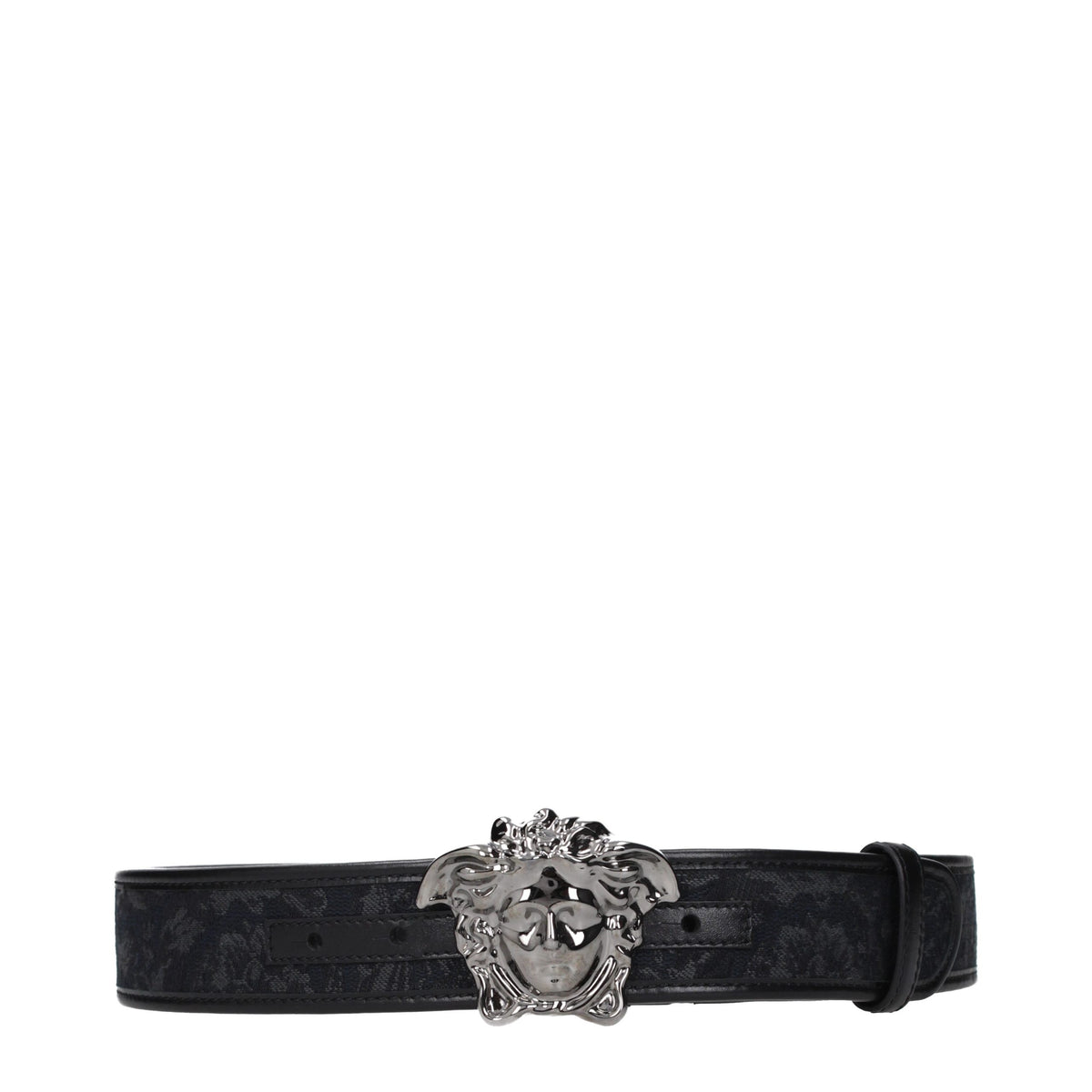 Versace Black Fabric Belt - Eljoys Fashion 