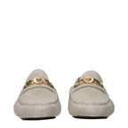 Versace Gray Leather Slip-On Loafers - Eljoys Fashion 