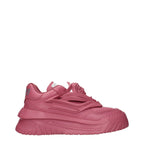 Versace Pink Leather Chunky Sneakers - Eljoys Fashion 