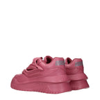 Versace Pink Leather Chunky Sneakers - Eljoys Fashion 