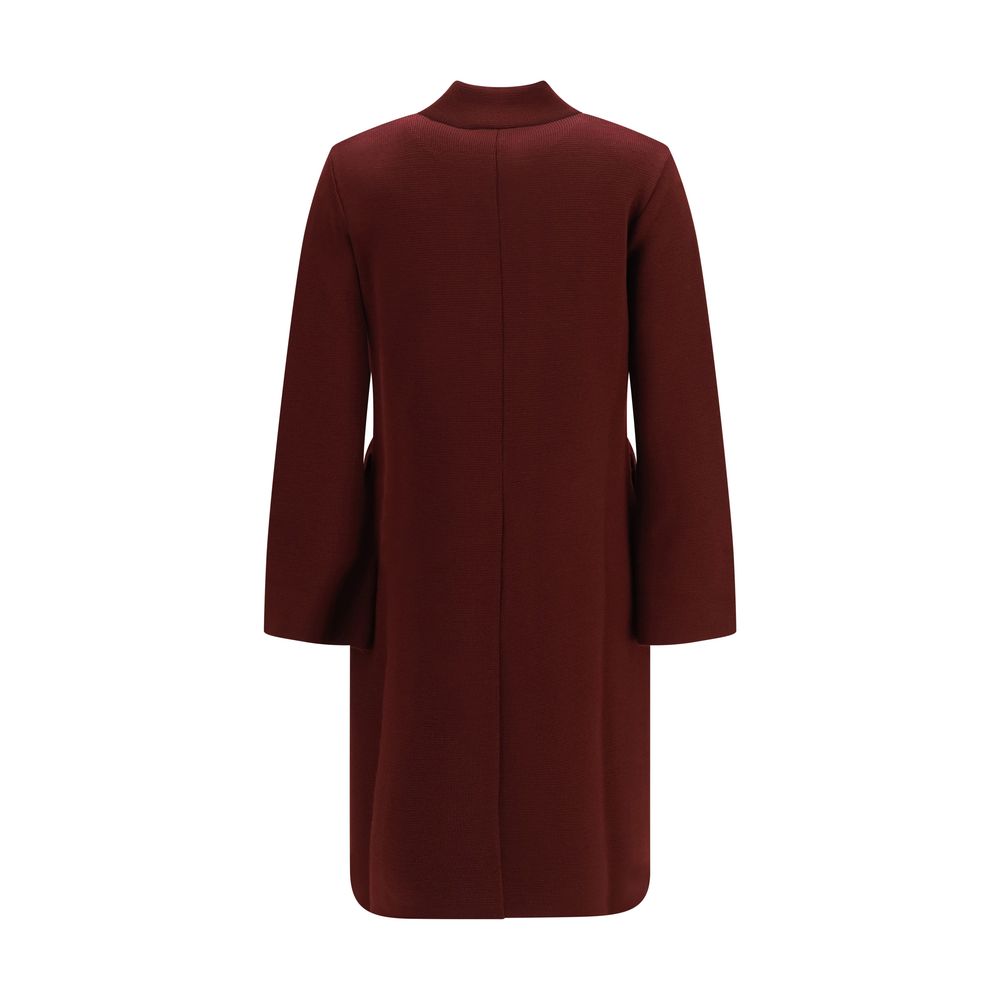 Ella Bordeaux Wool Oves Aries Coat - Eljoys Fashion 