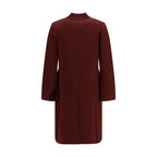 Ella Bordeaux Wool Oves Aries Coat - Eljoys Fashion 