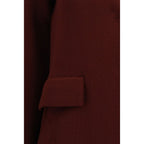 Ella Bordeaux Wool Oves Aries Coat - Eljoys Fashion 