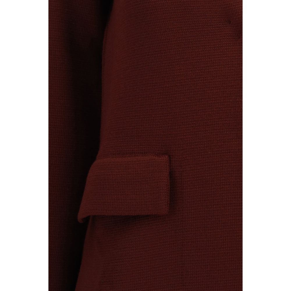Ella Bordeaux Wool Oves Aries Coat - Eljoys Fashion 