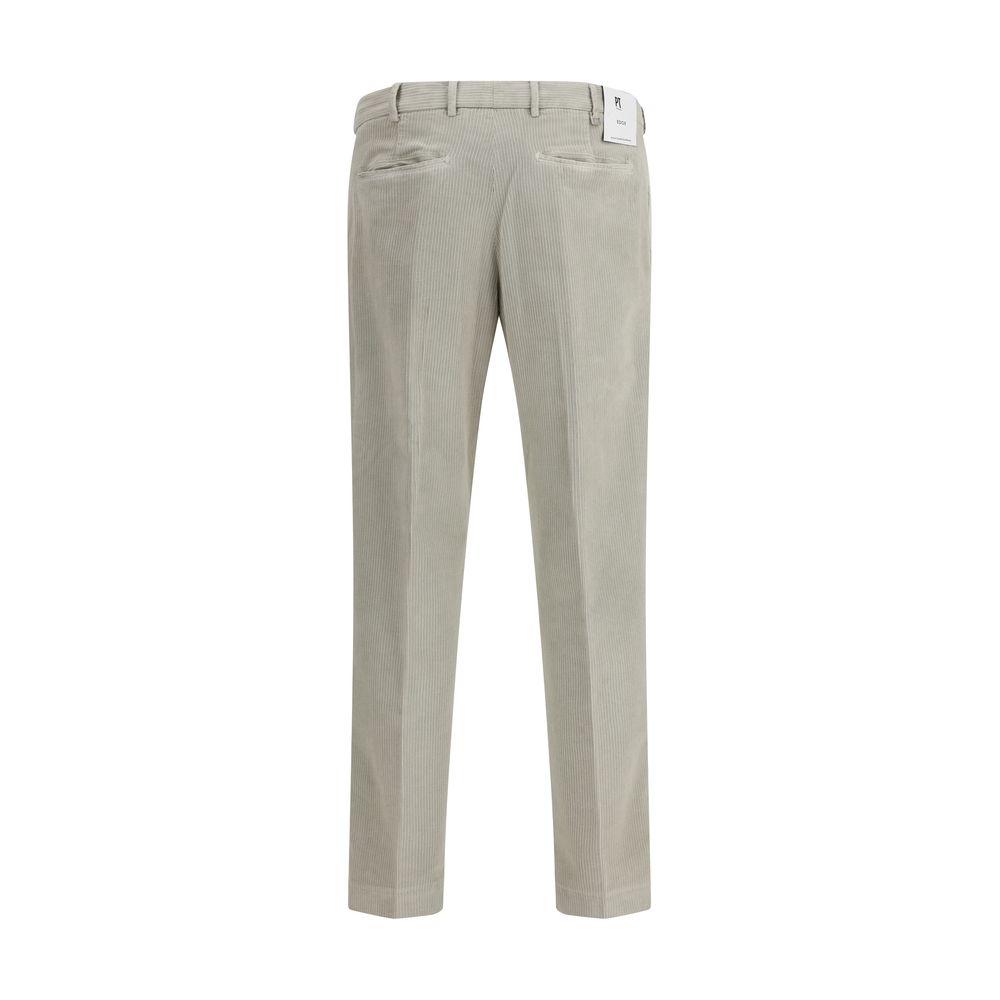 PT Torino Gray Cotton Casual Pants - Eljoys Fashion 
