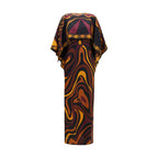 Emilio Pucci Multicolor Silk Casual Dress - Eljoys Fashion 