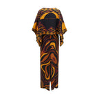Emilio Pucci Multicolor Silk Casual Dress - Eljoys Fashion 