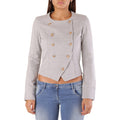 Met Gray Cotton Blazer