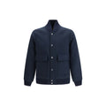 Woolrich Blue Wool Oves Aries Bomber