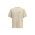 Represent Beige Cotton T-Shirt