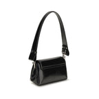 Vivienne Westwood Black Calf Leather Bos Taurus Shoulder Bag