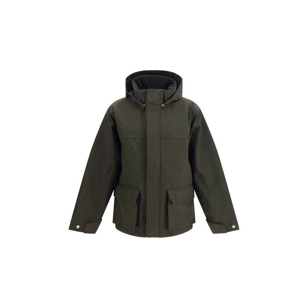 GR10K Black Polyester Parka