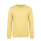 Roberto Pepe Luxury Yellow Cotton Men Sweater