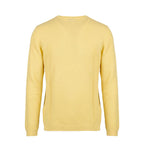 Roberto Pepe Luxury Yellow Cotton Men Sweater