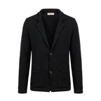 Roberto Pepe Luxury Black Wool Men's Sweater