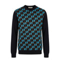 Roberto Pepe Luxury Light Blue Wool Men's Sweater