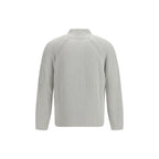 C.P. Company White Polyamide Cardigan