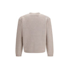 Maison Kitsuné Beige Wool Oves Aries Sweatshirt