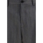 Valentino Garavani Gray Wool Oves Aries Dress Pants