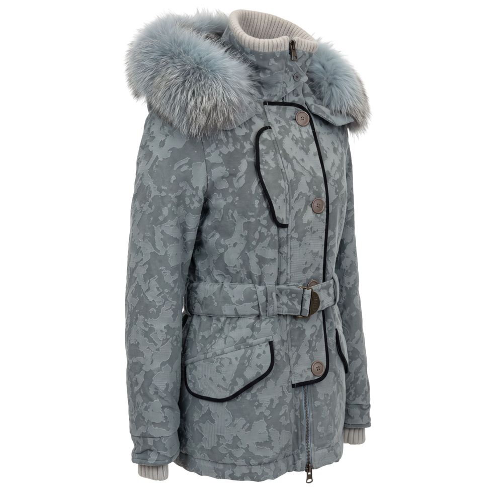 Mr&Mrs Italy Light Blue Cotton Women's Jacket