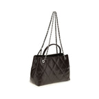 Tory Burch Brown Calf Leather Bos Taurus Shoulder Bag