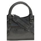 Balenciaga Gray Lamb Ovis Aries Shoulder Bag
