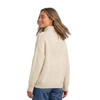 Street One Cream Viscose Turtleneck - Eljoys Fashion 
