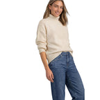Street One Cream Viscose Turtleneck - Eljoys Fashion 