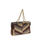 Valentino Garavani Multicolor Napa Leather / Calf Bos Taurus Shoulder Bag - Eljoys Fashion 