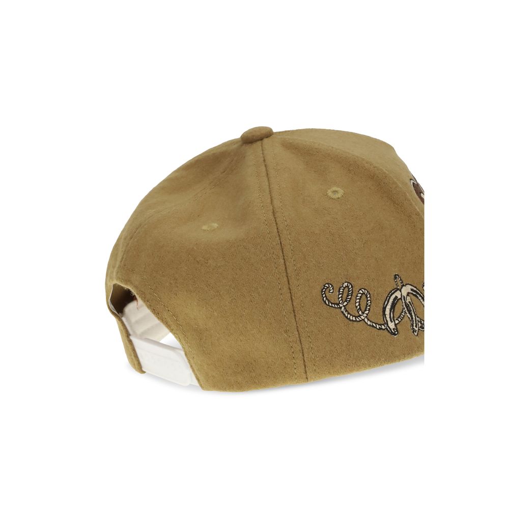 PDF Channel Brown Wool Oves Aries Cap (Baseball Hat) - Eljoys Fashion 