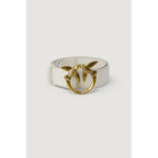 PINKO Cream Leather Regular Belt - Eljoys Fashion 