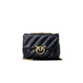 PINKO Black Leather Handbag - Eljoys Fashion 