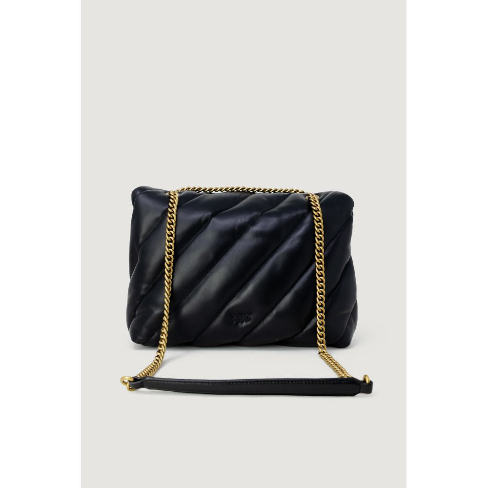 PINKO Black Leather Handbag - Eljoys Fashion 