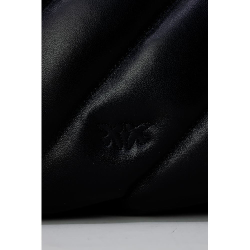 PINKO Black Leather Handbag - Eljoys Fashion 