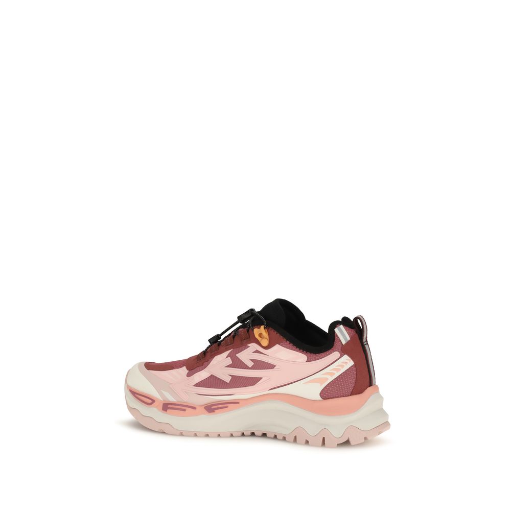 Off-White Multicolor Fabric Athletic Sneakers - Eljoys Fashion 