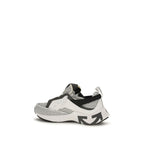 Off-White Gray Fabric Athletic Sneakers - Eljoys Fashion 