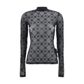 Marine Serre Black Polyamide Pattern Shirt - Eljoys Fashion 
