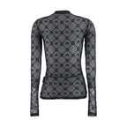 Marine Serre Black Polyamide Pattern Shirt - Eljoys Fashion 