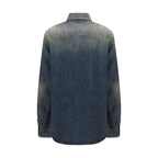 Fendi Blue Denim Shirt
